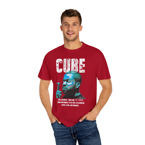 Vintage Cube Unisex Garment-Dyed T-Shirt | Retro Hip Hop Tee