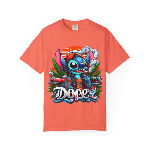 Dope Stitch Unisex Garment-Dyed T-Shirt | Vibrant Graphic Tee for Casual Style
