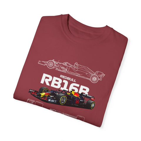Red Bull Formula 1 RB16B Unisex T-Shirt - Garment-Dyed Racing Tee