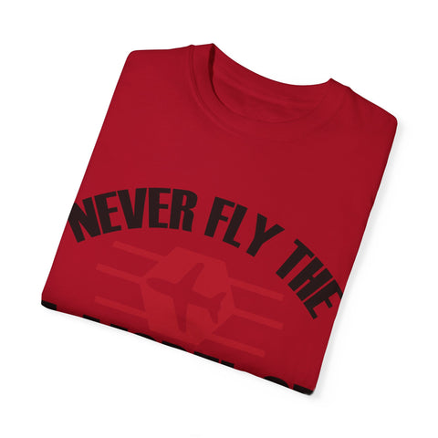 Unisex Airplane Graphic T-Shirt - 'Never Fly the A Model of Anything'
