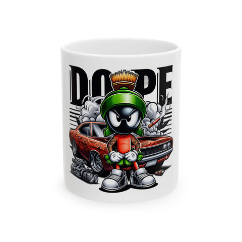 Dope Cartoon Character Ceramic Mug - Perfect Gift for Gamers & Animation Fans