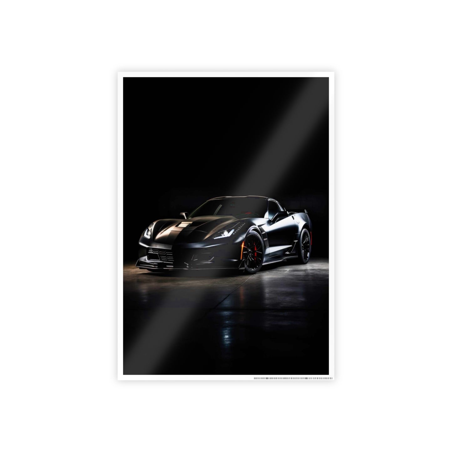 Glossy Car Poster | Stunning Sports Car Wall Art for Auto Enthusiasts