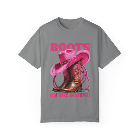 Bohemian Style Unisex T-Shirt - "Boots on the Ground"