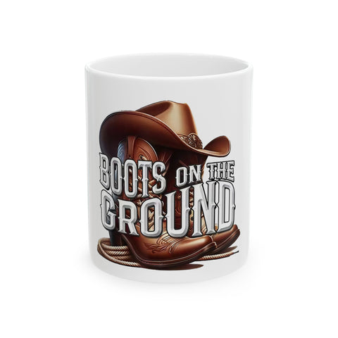 Vintage Cowboy Ceramic Mug - 11oz & 15oz