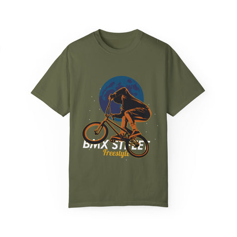 BMX Style Freestyle Unisex Garment-Dyed T-Shirt