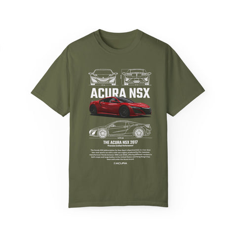 Acura NSX Unisex Garment-Dyed T-Shirt – Car Enthusiast Apparel for Auto Lovers