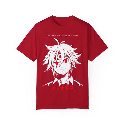 Anime-Inspired Unisex T-Shirt – 'You Can't Fool Your Own Heart' Design