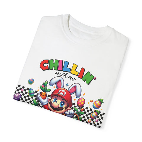 Chillin' with My Peeps Unisex T-Shirt - Fun & Colorful Graphic Tee for Easter Celebrations