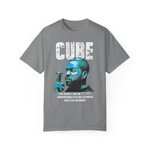 Vintage Cube Unisex Garment-Dyed T-Shirt | Retro Hip Hop Tee