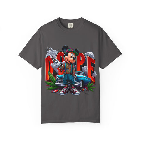 Dope Mickey Mouse Unisex Garment-Dyed T-shirt