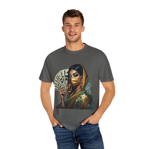 Stylish Woman with Money Graphic Unisex T-Shirt - Trendy Fashion Tee for Everyday Wear