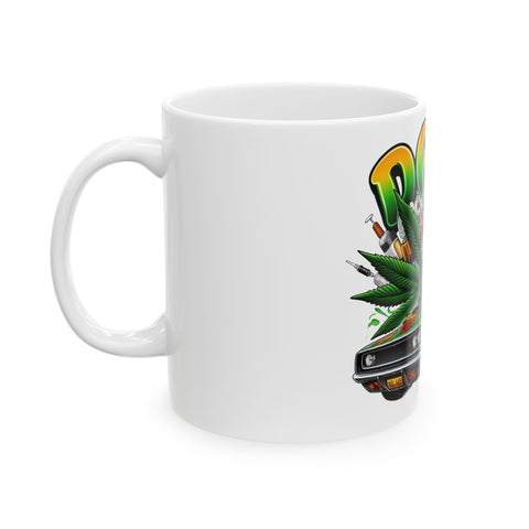 Funny Dope Cartoon Ceramic Mug - 11oz & 15oz Options