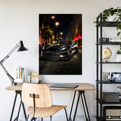 Sleek Car Wall Art - Glossy Poster for Auto Enthusiasts