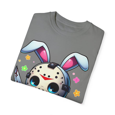 Cute Bunny Horror Unisex T-Shirt - Perfect for Easter Celebrations
