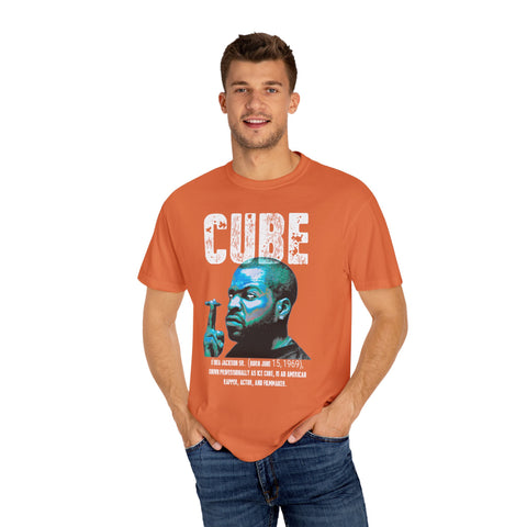 Vintage Cube Unisex Garment-Dyed T-Shirt | Retro Hip Hop Tee
