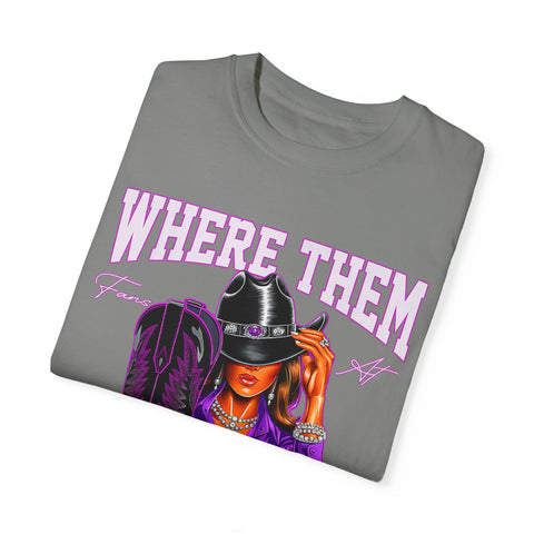 Where Them Boots Unisex Garment-Dyed T-Shirt - Fashionable Statement Tee for Bold Individuals