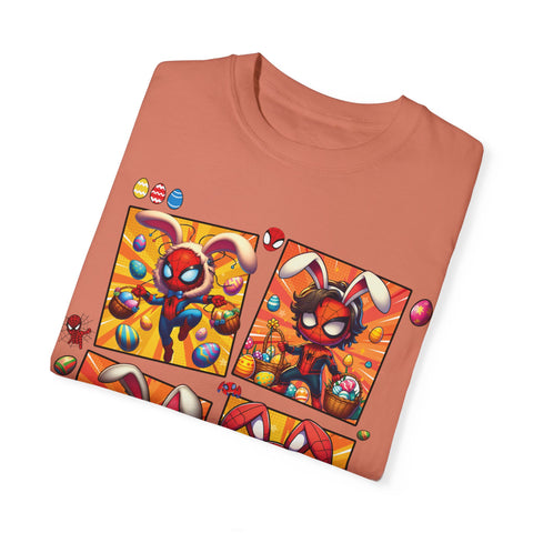 Kids' Easter Spider Bunny T-Shirt - Fun and Colorful Design