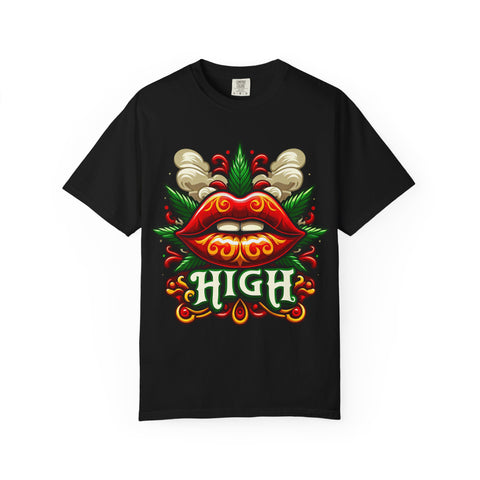 High Vibes Unisex Garment-Dyed T-Shirt