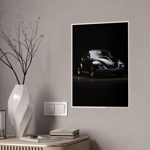 Classic Car Gloss Poster - Vintage Beetle Wall Art