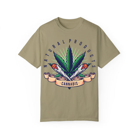 Cannabis Natural Products T-Shirt - Unisex Garment-Dyed Tee for Eco-Conscious Individuals