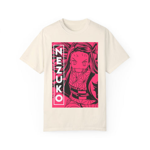 Nezuko Anime T-Shirt - Unisex Garment-Dyed Tee