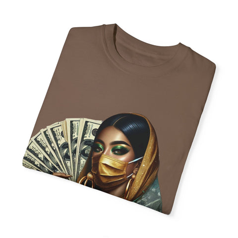 Stylish Woman with Money Graphic Unisex T-Shirt - Trendy Fashion Tee for Everyday Wear