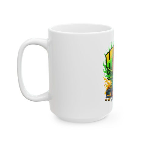 High Skeleton Ceramic Mug - 11oz & 15oz Options