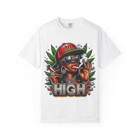 High Vibes Unisex Garment-Dyed T-shirt