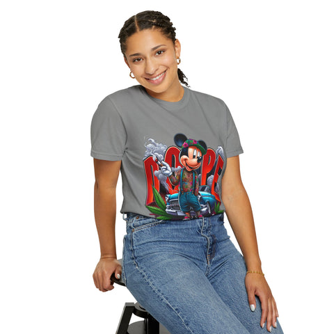 Dope Mickey Mouse Unisex Garment-Dyed T-shirt
