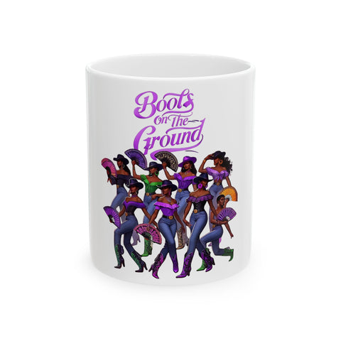 Empowered Women Ceramic Mug - Stylish 11oz & 15oz Coffee Cup