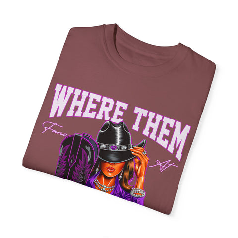 Where Them Boots Unisex Garment-Dyed T-Shirt - Fashionable Statement Tee for Bold Individuals
