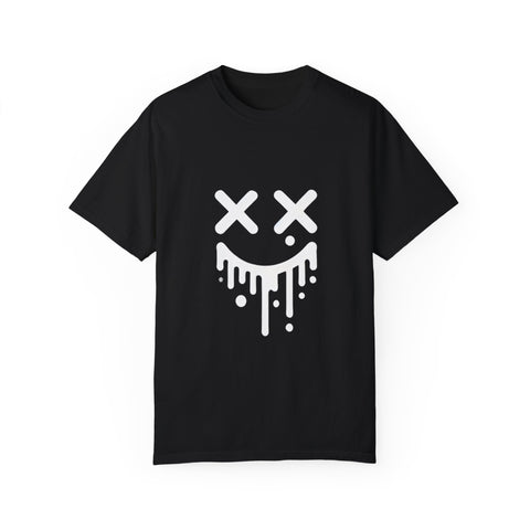 Unisex Smiley Drip T-Shirt - Casual Streetwear