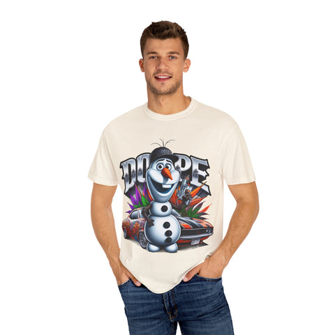 Dope Olaf Graphic T-Shirt for Disney Fans