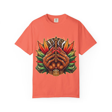Bohemian Hand-Drawn T-Shirt for Nature Lovers