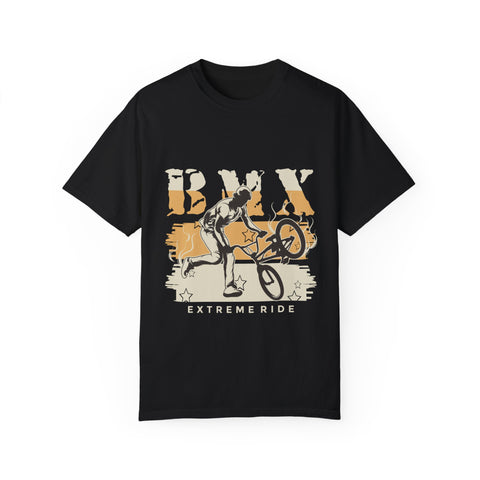 BMX Extreme Ride Unisex Garment-Dyed T-Shirt | Perfect for Cyclists & Sports Enthusiasts