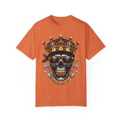 King Skull Graphic Unisex T-Shirt - Trendy Streetwear for Cool Casual Vibes