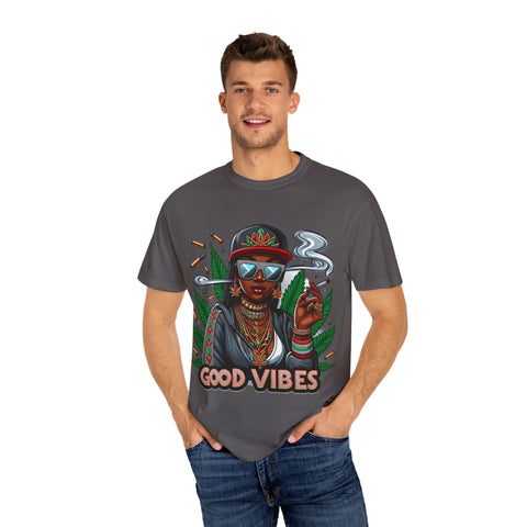 Good Vibes Unisex Garment-Dyed T-Shirt