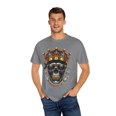 King Skull Graphic Unisex T-Shirt - Trendy Streetwear for Cool Casual Vibes
