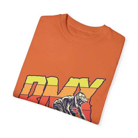BMX Rider Unisex Garment-Dyed T-Shirt | Retro Cycling Style