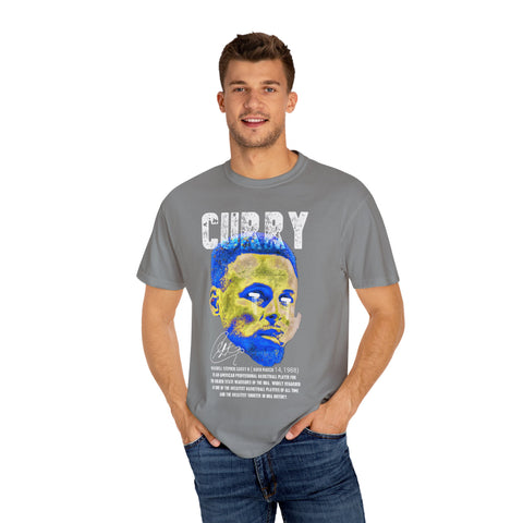 Unisex Garment-Dyed T-Shirt - Stylish Tribute to Curry | Perfect for Basketball Fans