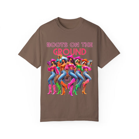 Boots on the Ground Unisex T-Shirt - Fun & Vibrant Graphic Tee for Fashion Lovers