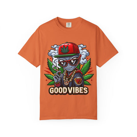 Good Vibes Unisex T-Shirt - Stylish Garment-Dyed Tee for Chill Moments
