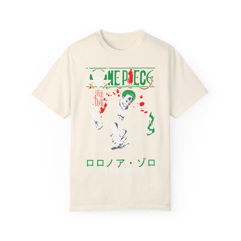 One Piece Swordman Unisex Garment-Dyed T-Shirt