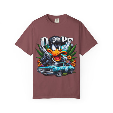 Dope Vibe Unisex Garment-Dyed T-Shirt - Cool Streetwear with Funky Graphic