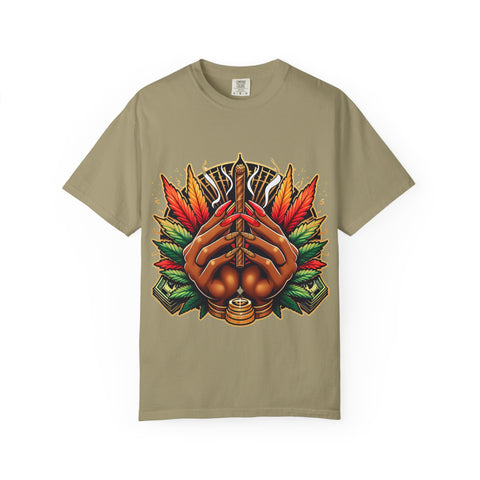Bohemian Hand-Drawn T-Shirt for Nature Lovers