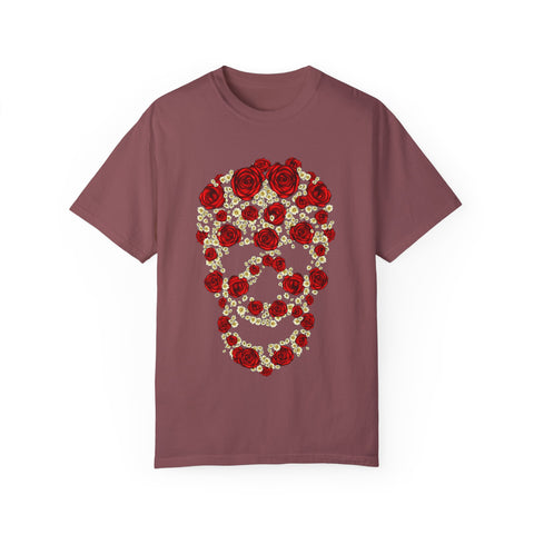 Floral Skull Unisex T-Shirt - Stylish Casual Wear for Creative Souls