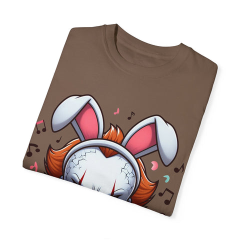 Easter Bunny Rock Star T-Shirt - Unisex Garment-Dyed Tee