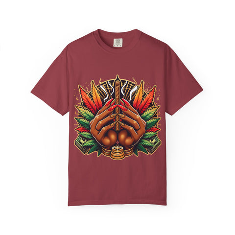 Bohemian Hand-Drawn T-Shirt for Nature Lovers