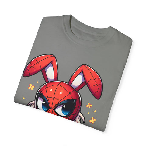 Easter Bunny Superhero T-Shirt - Unisex Garment-Dyed Tee