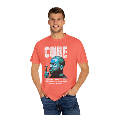 Vintage Cube Unisex Garment-Dyed T-Shirt | Retro Hip Hop Tee